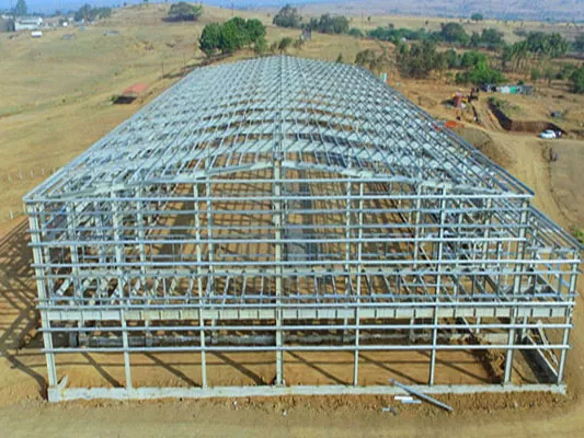 Konstruksi Gudang Struktur Baja Baja