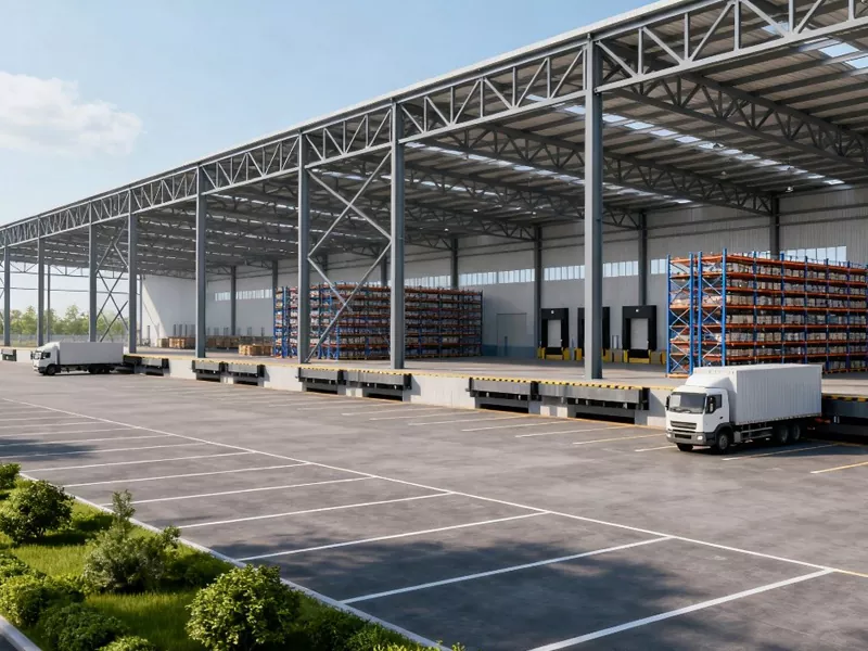 Gedong pusat struktur baja